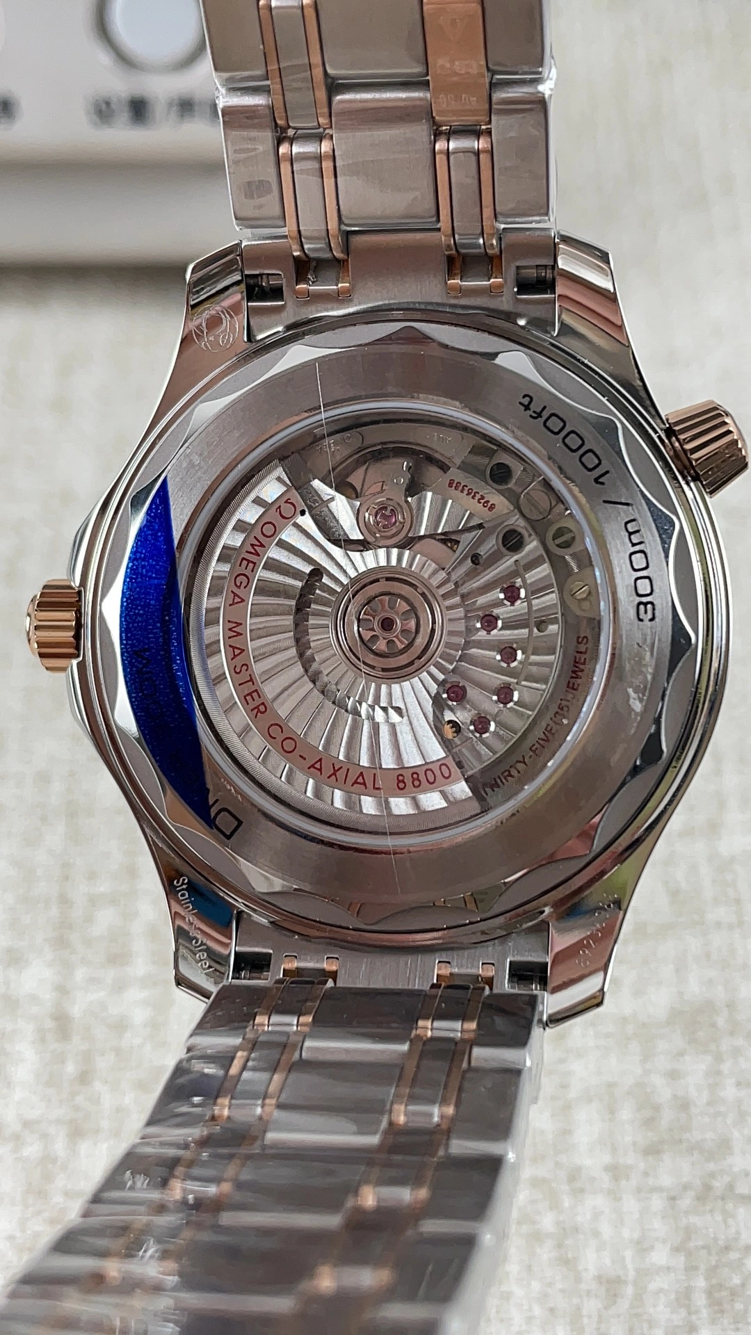 UrbanStyle CBD Factory Omega Seamaster Diver 300M 42mm Two-Tone 18K Sedna Gold Black Wave Dial (210.20.42.20.01.001) 1:1 Super Clone – DD8800 Movement 281